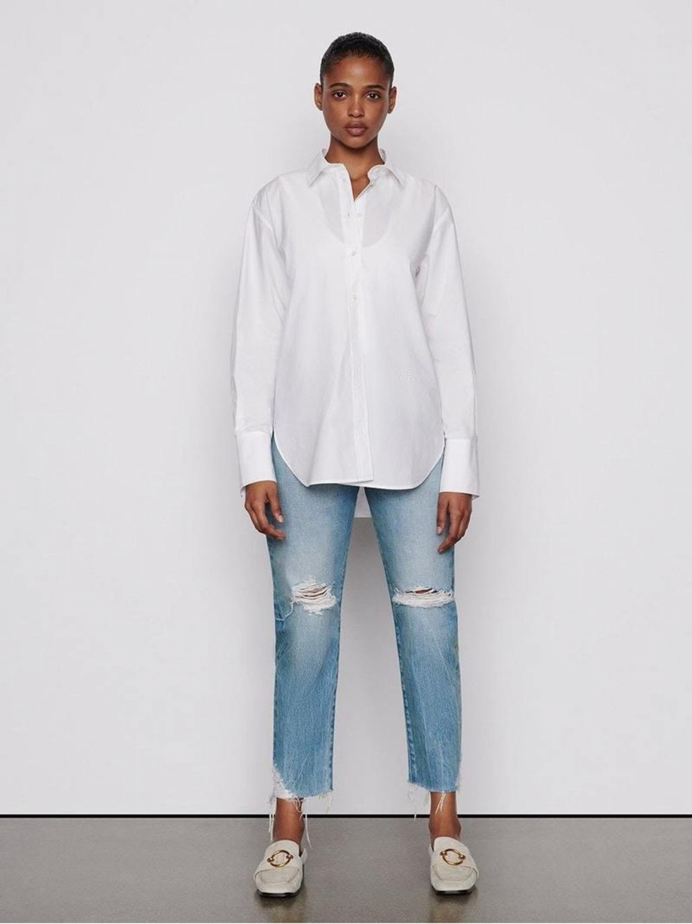 Frame Jeans Womens 26 Le Original Button Fly Straight Leg